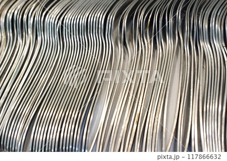 Stainless steel texture as a background, closeup of photo Stainless steel texture as a background, closeup of photo 117866632