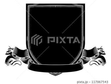 Coat of Arms Crest Knight Medieval Heraldic Shield 117867543