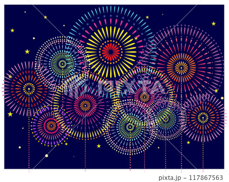 夜空の花火 夜空の花火 117867563