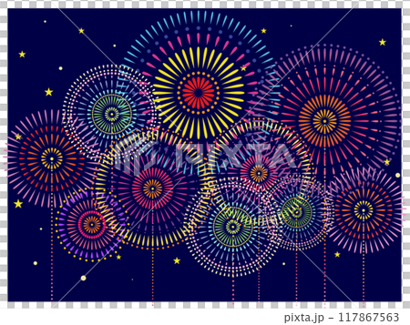 夜空の花火 夜空の花火 117867563