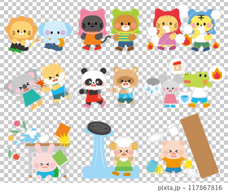 2024-防災&避難イラスト 2024-防災&避難イラスト 117867816