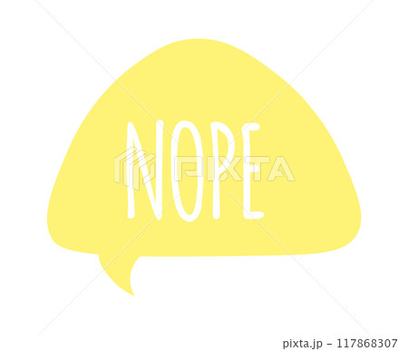 Speech bubble. Dialog balloon tag. Vector quote sticker. Trendy speech bubbles set in flat design with short messages Speech bubble. Dialog balloon tag. Vector quote sticker. Trendy speech bubbles set in flat design with short messages 117868307