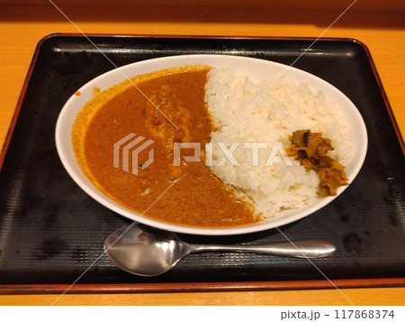 自家製麺とインドカレーの店「よもだそば」の よもだカレー 自家製麺とインドカレーの店「よもだそば」の よもだカレー 117868374