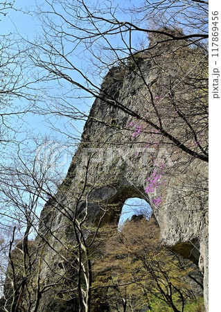妙第山第一石門と岩峰群 妙第山第一石門と岩峰群 117869456