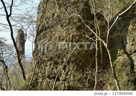 妙第山第二石門からの登攀道（片手さがり） 117869489