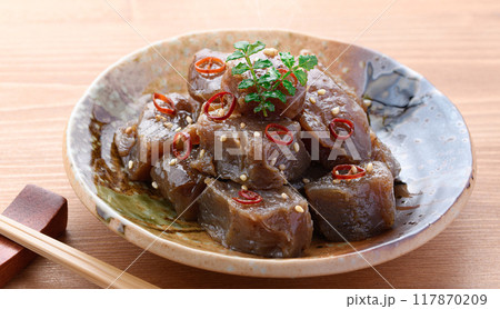 こんにゃくのピリ辛煮 ( 煮物 ) こんにゃくのピリ辛煮 ( 煮物 ) 117870209