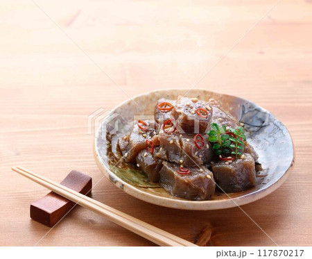 こんにゃくのピリ辛煮 （ 煮物 ） 117870217