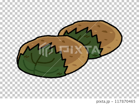 さんが焼きのイラスト 117870465