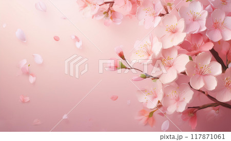 AI生成画像:桜の花びら AI生成画像:桜の花びら 117871061
