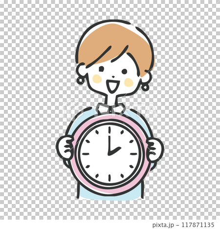 女性と時間 女性と時間 117871135