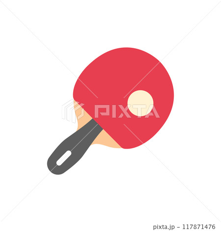 Ping pong icon in flat style. Racket and ball vector illustration on isolated background. Table tennis sign business concept. Ping pong icon in flat style. Racket and ball vector illustration on isolated background. Table tennis sign business concept. 117871476