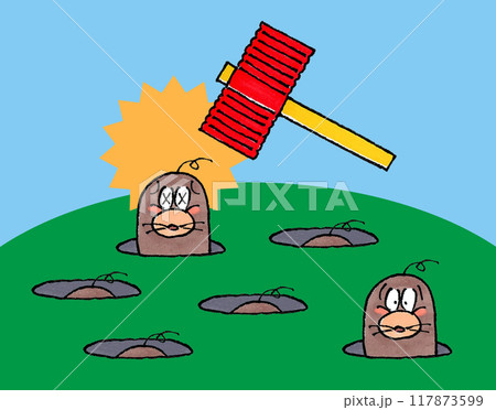 モグラ叩き(ピコピコハンマー) モグラ叩き(ピコピコハンマー) 117873599