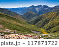 紅葉の一ノ沢から大天井岳 117873722