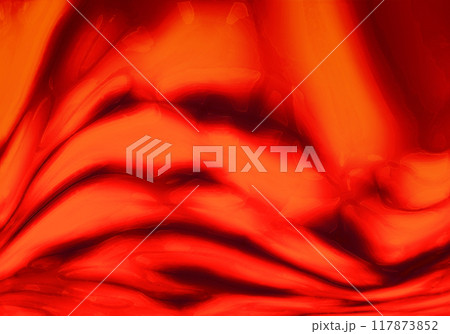 灼熱、赤く燃え上がる炎のアニメ炎上背景風イラストレーション 117873852