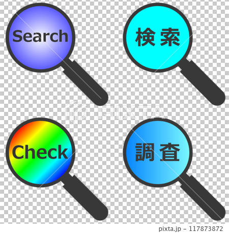 Magnifying glass icon 117873872