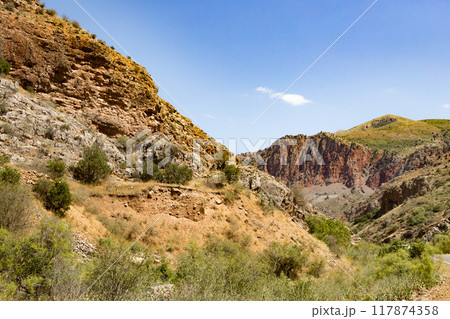 Serpentine Path Through Armenian Canyon Serpentine Path Through Armenian Canyon 117874358