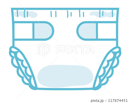 おむつのイラスト 117874451