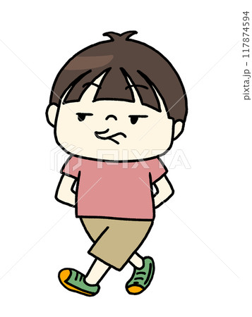 拗ねる子ども 拗ねる子ども 117874594