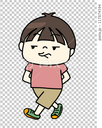拗ねる子ども 拗ねる子ども 117874594