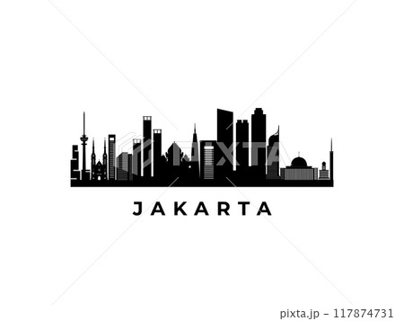 Vector Jakarta skyline. Vector Jakarta skyline. 117874731