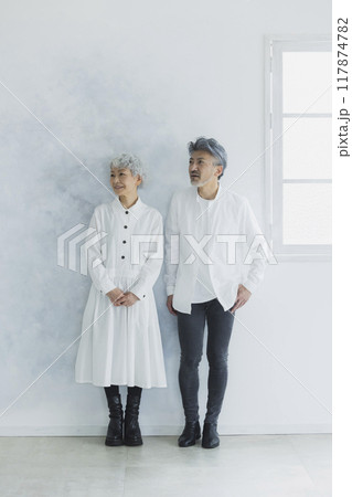 グレイヘアのカップル グレイヘアのカップル 117874782