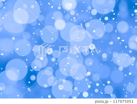 キラキラした雪のイメージ背景素材 117875051
