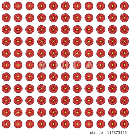 菊の壁紙イラスト 117875536