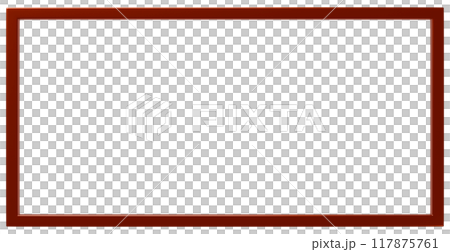 3D material_metal frame_red 117875761