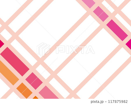 幾何学模様 白背景 パステルカラー 幾何学模様 白背景 パステルカラー 117875982