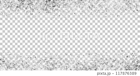 シルバー風のキラキラした背景イラスト素材 117876389