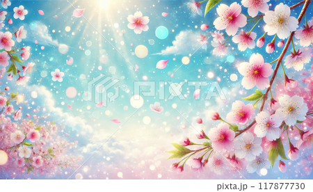 桜の花のある風景 117877730