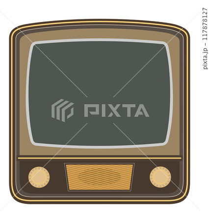 retro old vintage icons flat style stock vector illustration 117878127