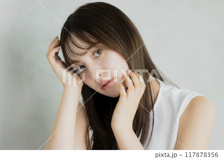 ヘアケア　ビューティイメージ 117878356