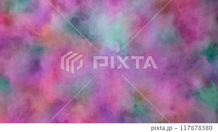Colored powder explosion , top shot . Freeze motion. Colored powder explosion , top shot . Freeze motion. 117878380