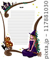ハロウィン便箋　罫線あり　～白～最大A4 117881030