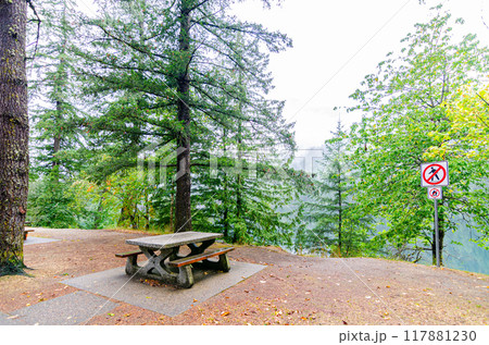 Rest Area at the Lake of the woods in Hope, BC, Canada Rest Area at the Lake of the woods in Hope, BC, Canada 117881230