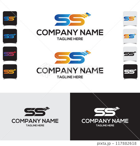 SS Letter With Shield CCTV Camera Security Service Logo Template SS Letter With Shield CCTV Camera Security Service Logo Template 117882618