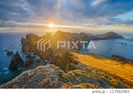 Madeira Island landscape. Ponta do Sao Lorenco. Madeira, Portugal 117882962