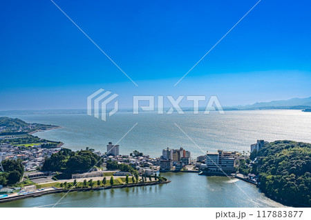 舘山寺にある大草山展望台から見た風景(静岡県) 117883877
