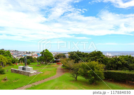 湊公園より太平洋を望む（茨城県ひたちなか市湊中央1丁目） 117884030