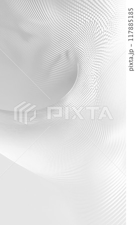 白い背景にライトグレーのテクニカルパターンのデザイン背景 117885185