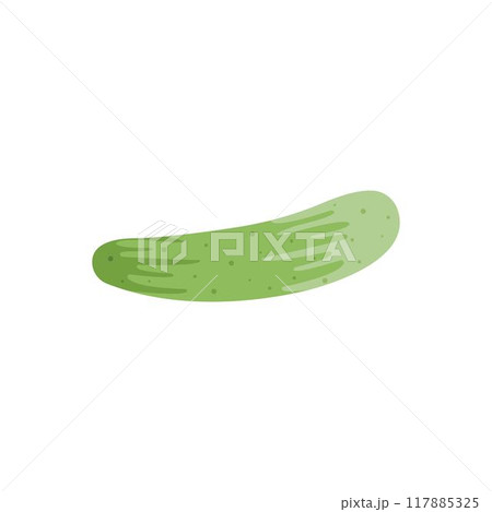 Cucumber logo vector icon simple illustration design Cucumber logo vector icon simple illustration design 117885325