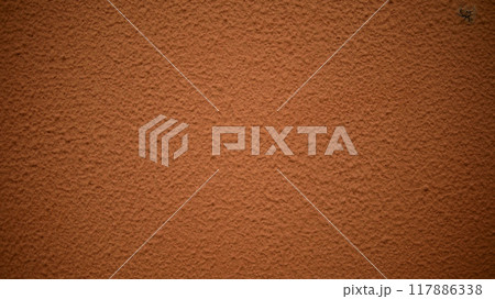 茶色いモルタル壁 117886338
