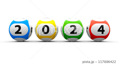 Lottery balls 2024 117886422