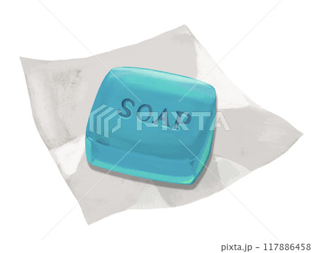 せっけん(ブルー)包み紙付き せっけん(ブルー)包み紙付き 117886458