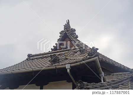 鞆の浦妙蓮寺の鬼瓦 117887001