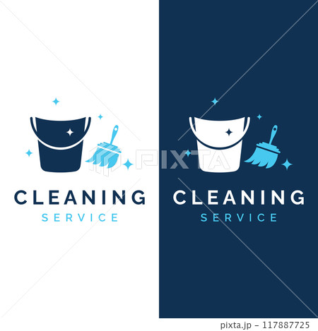 Cleaning Logo template design.Cleaning protection,house cleaner with washing spray and cleaning tools. Cleaning Logo template design.Cleaning protection,house cleaner with washing spray and cleaning tools. 117887725