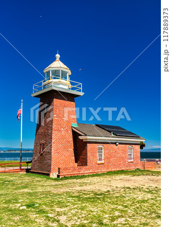 Mark Abbott Memorial Lighthouse housing Santa Cruz Surfing Museum in Santa Cruz - California, United States 117889373