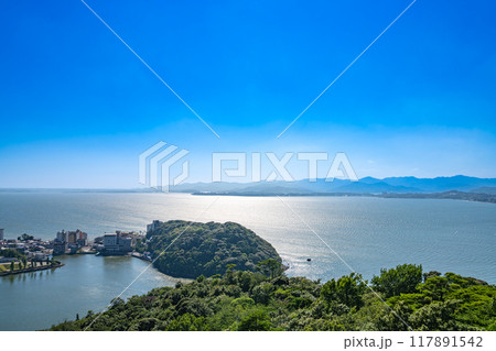 舘山寺にある大草山展望台から見た風景(静岡県) 117891542
