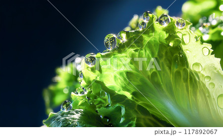 瑞々しい生野菜 117892067